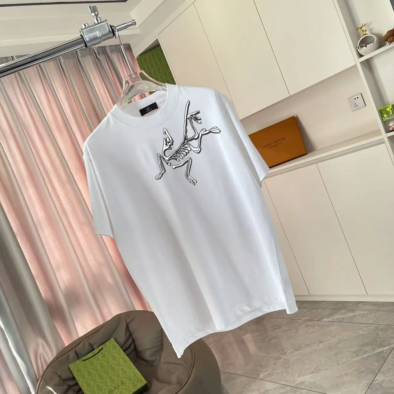 ARC'TERYX* 2025 New Arrival logo t g Same Style Size：S M L XL XXL ：Black White Purple Gray